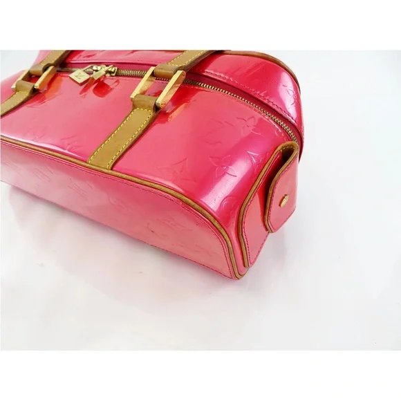 Louis Vuitton Vibrant Pink and Tan Shoulder Bag - Picture 6 of 16